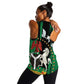 Nigeria Independence Day Women Racerback Tank - National Seal with Peace Dove - African Pattern