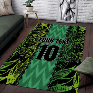 Custom Nigeria Football Area Rug Champions-Special Edition - African Pride