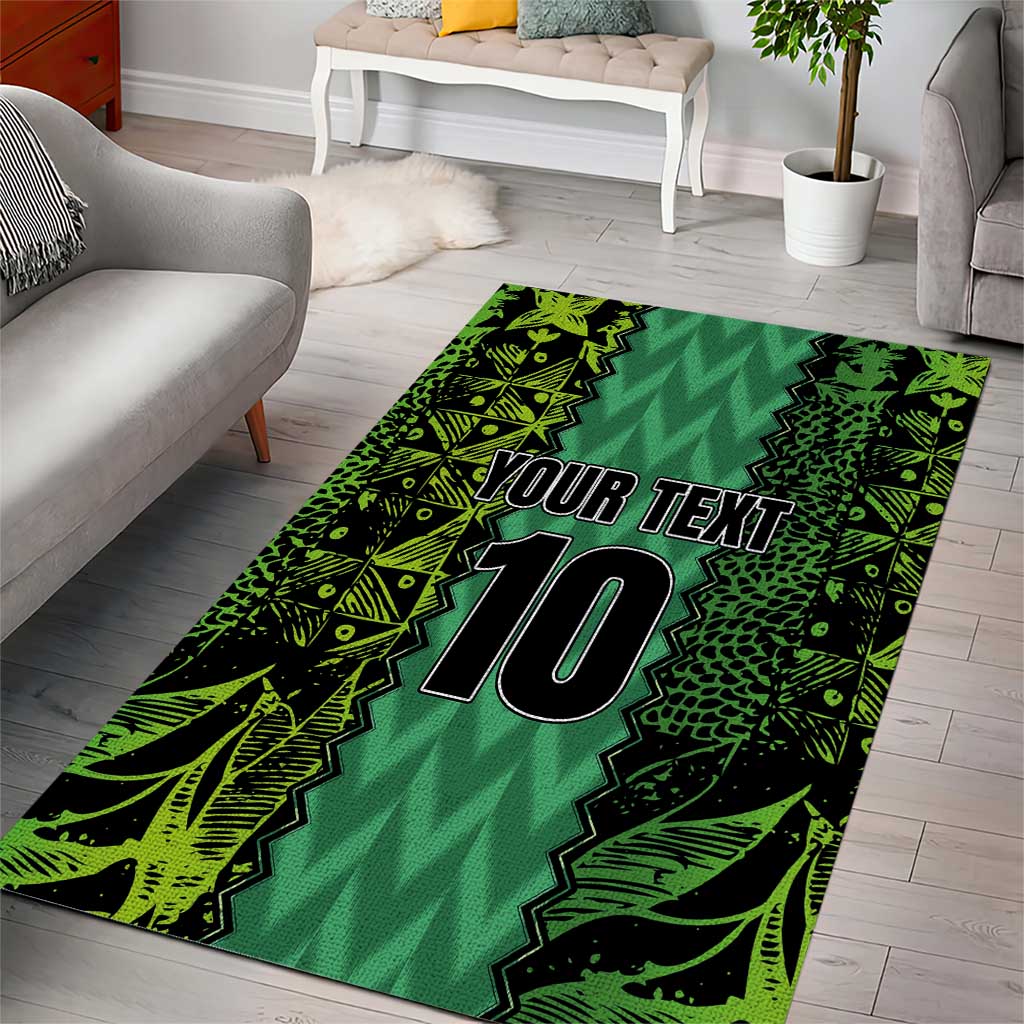 Custom Nigeria Football Area Rug Champions-Special Edition - African Pride