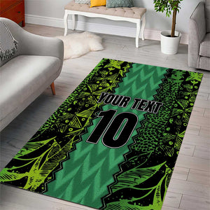 Custom Nigeria Football Area Rug Champions-Special Edition - African Pride