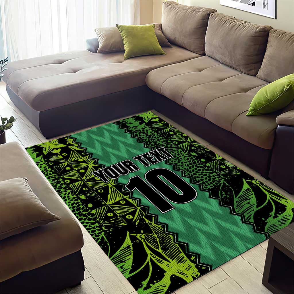 Custom Nigeria Football Area Rug Champions-Special Edition - African Pride