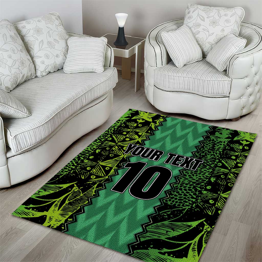Custom Nigeria Football Area Rug Champions-Special Edition - African Pride
