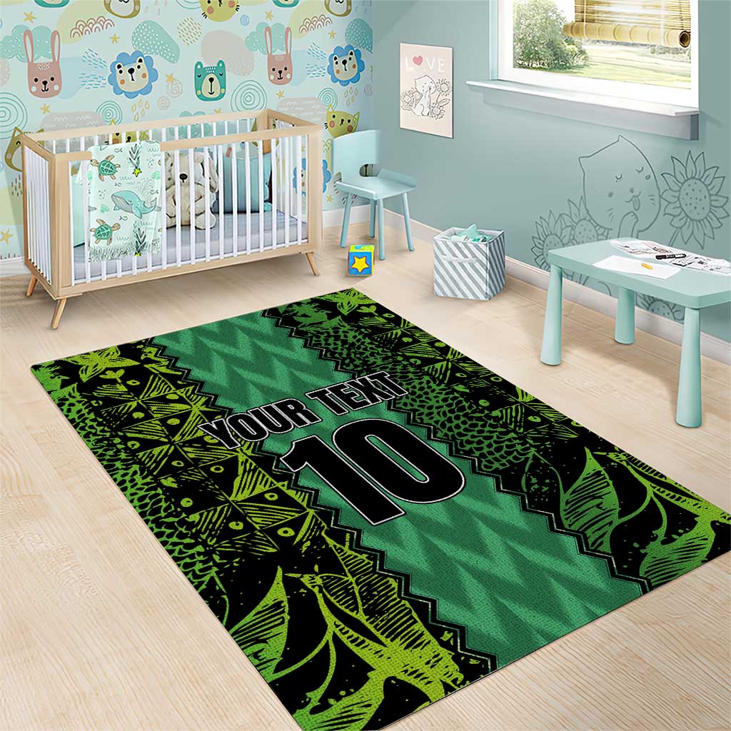Custom Nigeria Football Area Rug Champions-Special Edition - African Pride