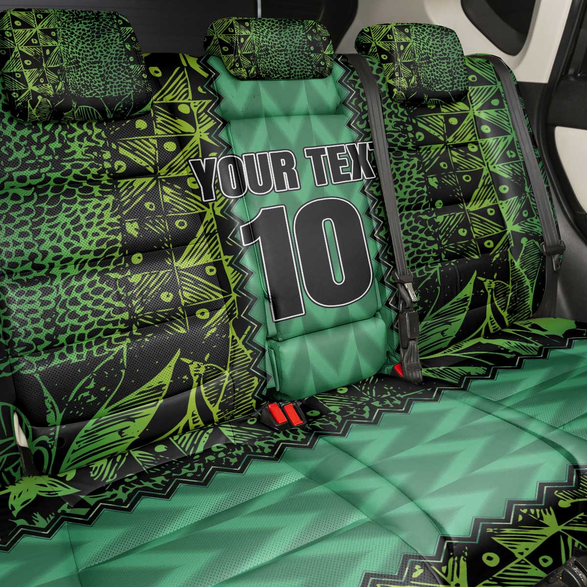 Custom Nigeria Football Back Car Seat Cover Champions-Special Edition - African Pride