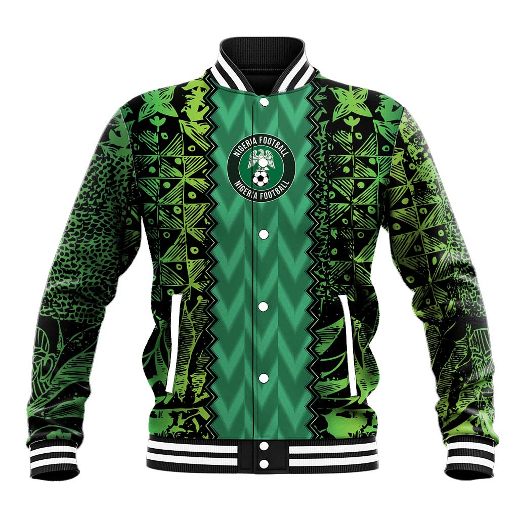 Custom Nigeria Football Baseball Jacket Champions-Special Edition - African Pride