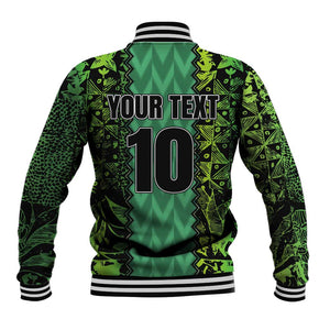 Custom Nigeria Football Baseball Jacket Champions-Special Edition - African Pride