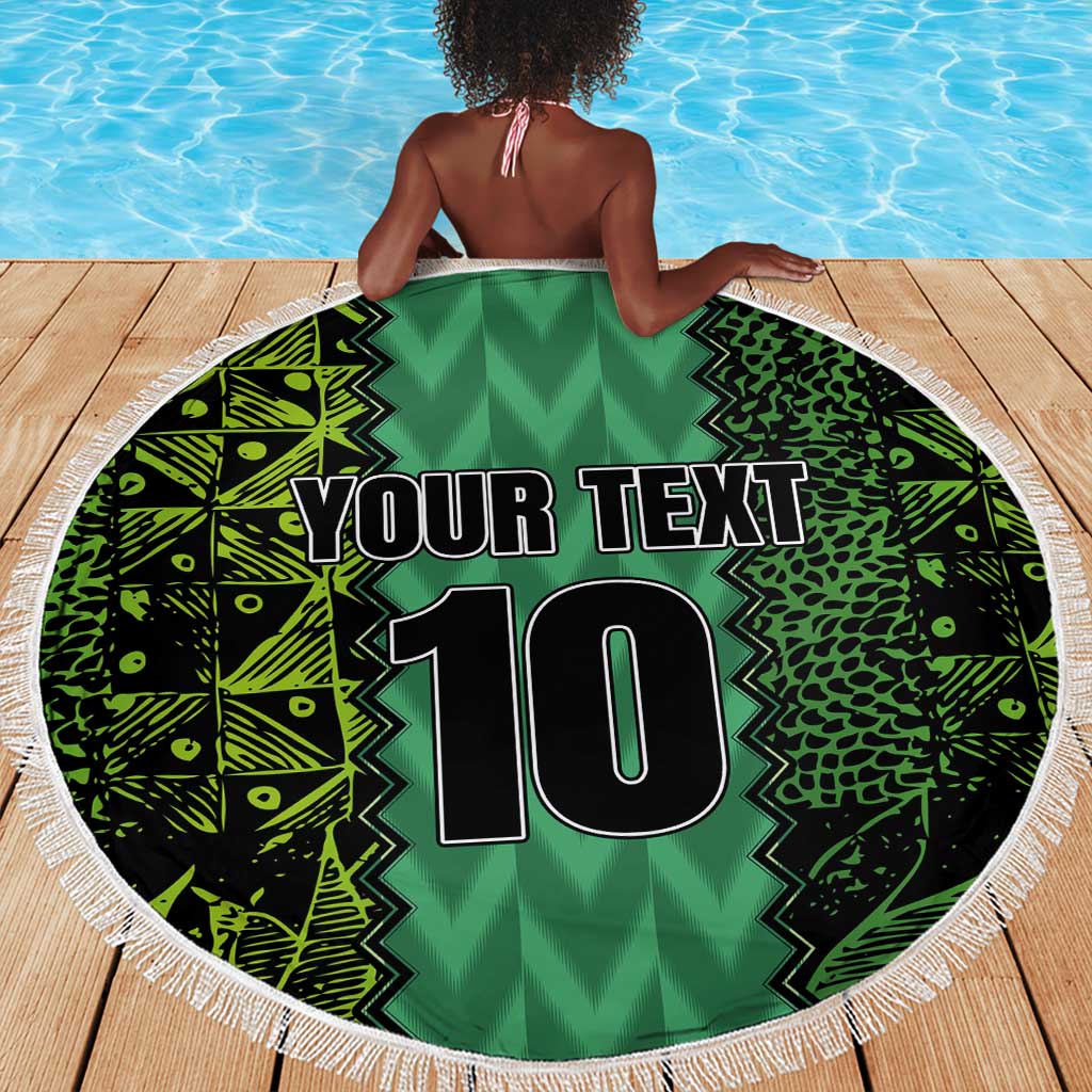 Custom Nigeria Football Beach Blanket Champions-Special Edition - African Pride