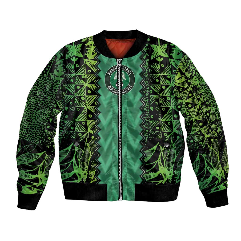 Custom Nigeria Football Bomber Jacket Champions-Special Edition - African Pride