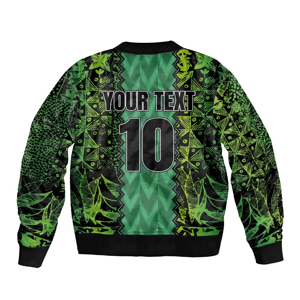Custom Nigeria Football Bomber Jacket Champions-Special Edition - African Pride