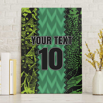 Custom Nigeria Football Canvas Wall Art Champions-Special Edition - African Pride