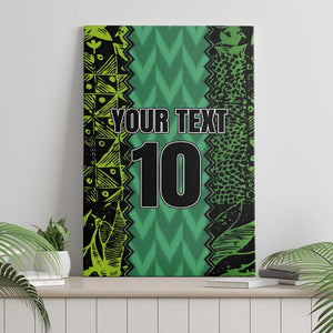 Custom Nigeria Football Canvas Wall Art Champions-Special Edition - African Pride