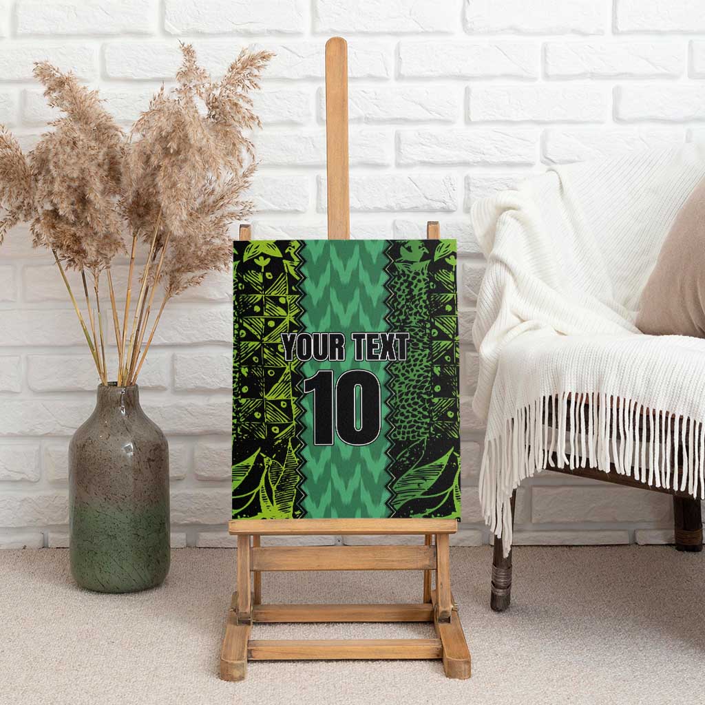 Custom Nigeria Football Canvas Wall Art Champions-Special Edition - African Pride