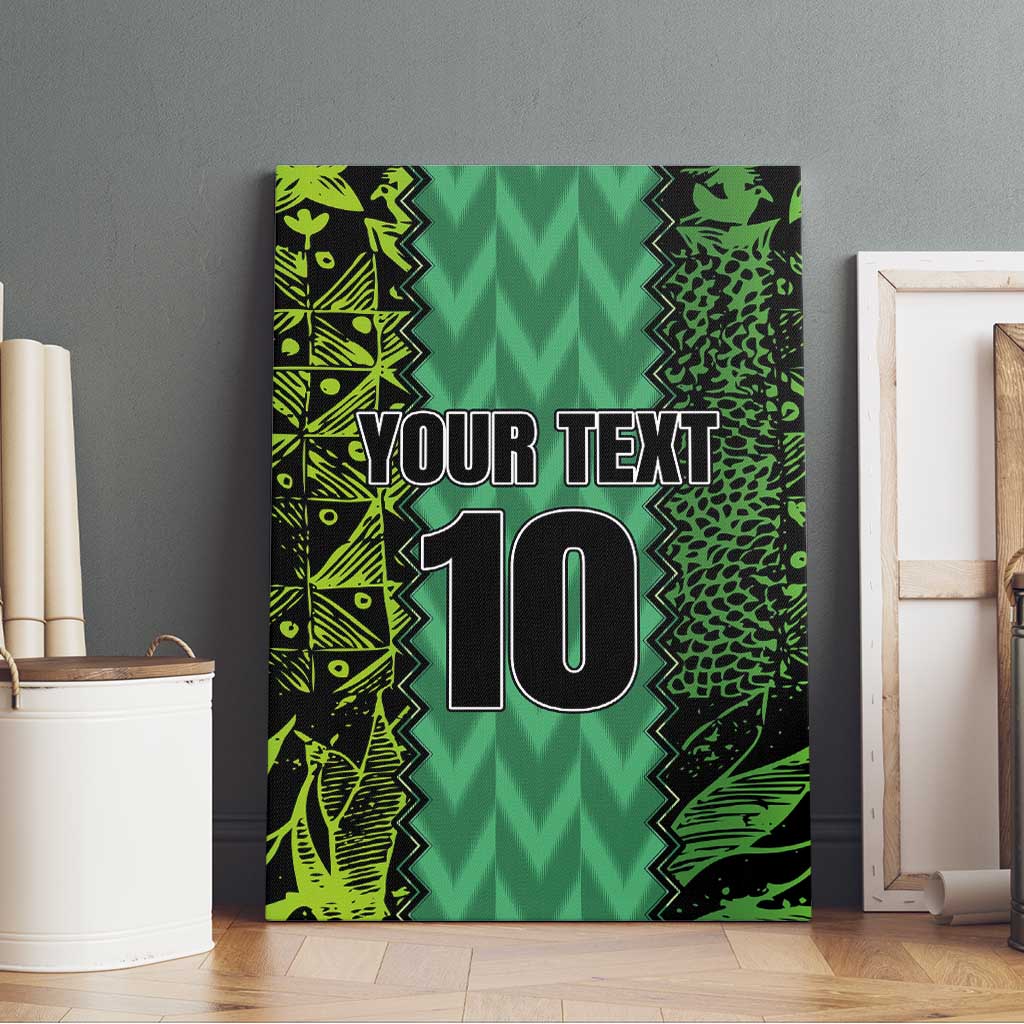 Custom Nigeria Football Canvas Wall Art Champions-Special Edition - African Pride