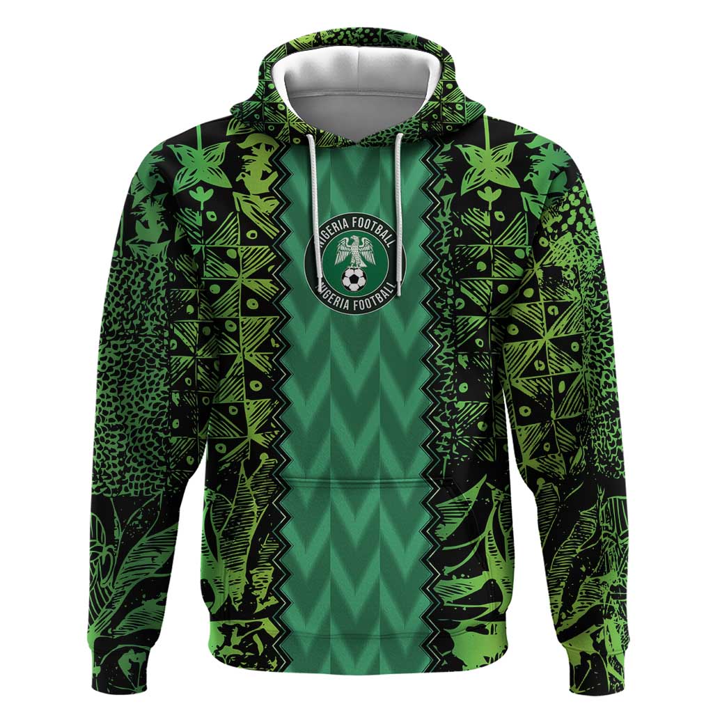 Custom Nigeria Football Hoodie Champions-Special Edition - African Pride