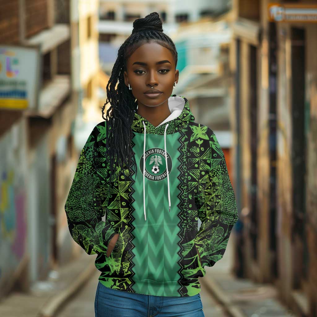 Custom Nigeria Football Hoodie Champions-Special Edition - African Pride
