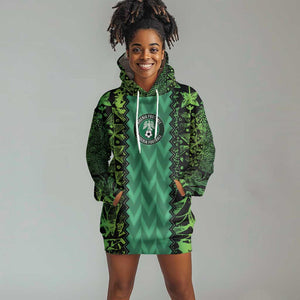 Custom Nigeria Football Hoodie Dress Champions-Special Edition - African Pride