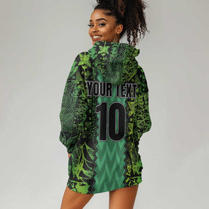 Custom Nigeria Football Hoodie Dress Champions-Special Edition - African Pride