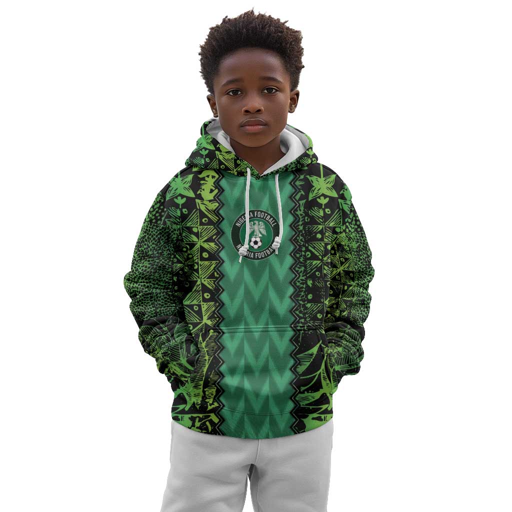 Custom Nigeria Football Kid Hoodie Champions-Special Edition - African Pride