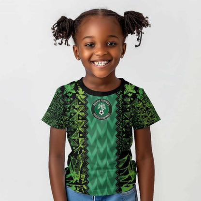 Custom Nigeria Football Kid T shirt Champions-Special Edition - African Pride