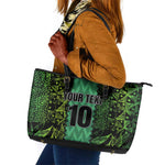 Custom Nigeria Football Leather Tote Bag Champions-Special Edition - African Pride