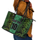 Custom Nigeria Football Leather Tote Bag Champions-Special Edition - African Pride