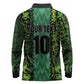 Custom Nigeria Football Long Sleeve Polo Shirt Champions-Special Edition - African Pride
