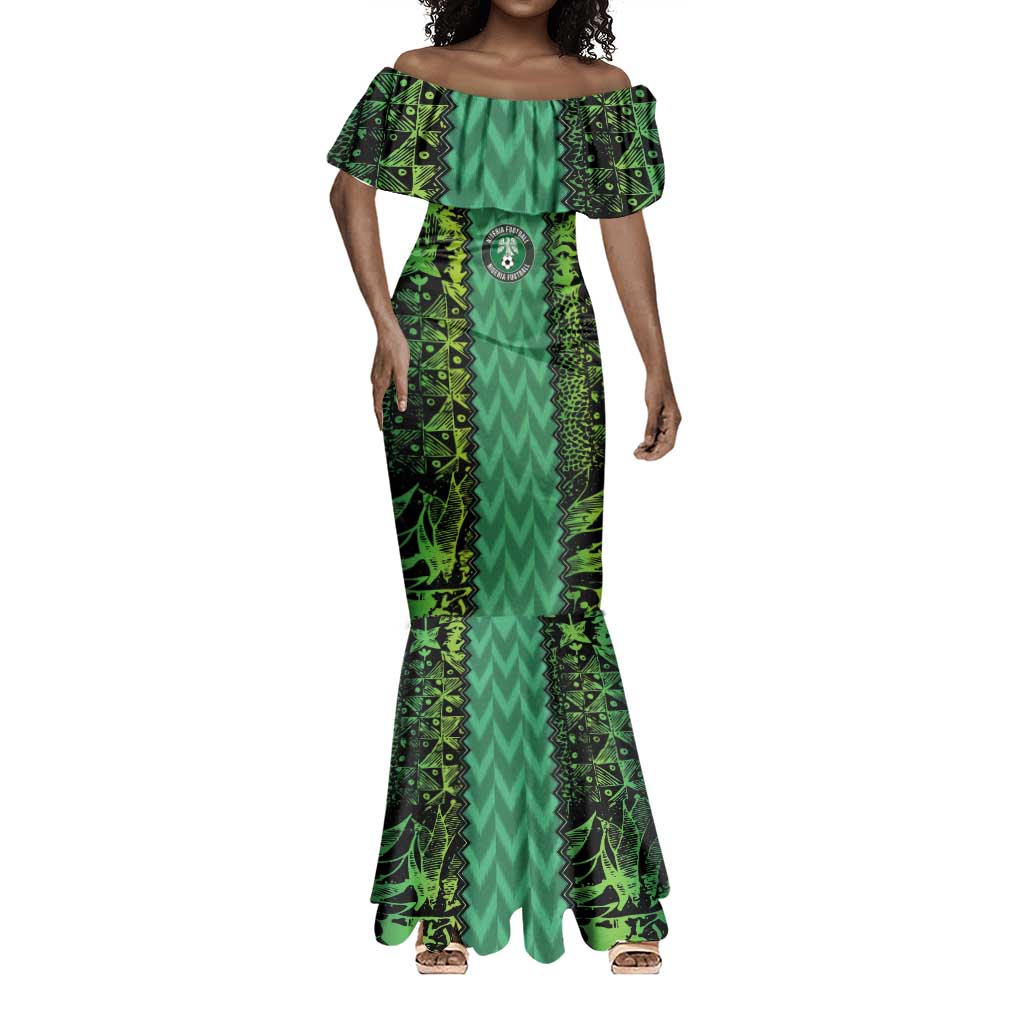 Custom Nigeria Football Mermaid Dress Champions-Special Edition - African Pride