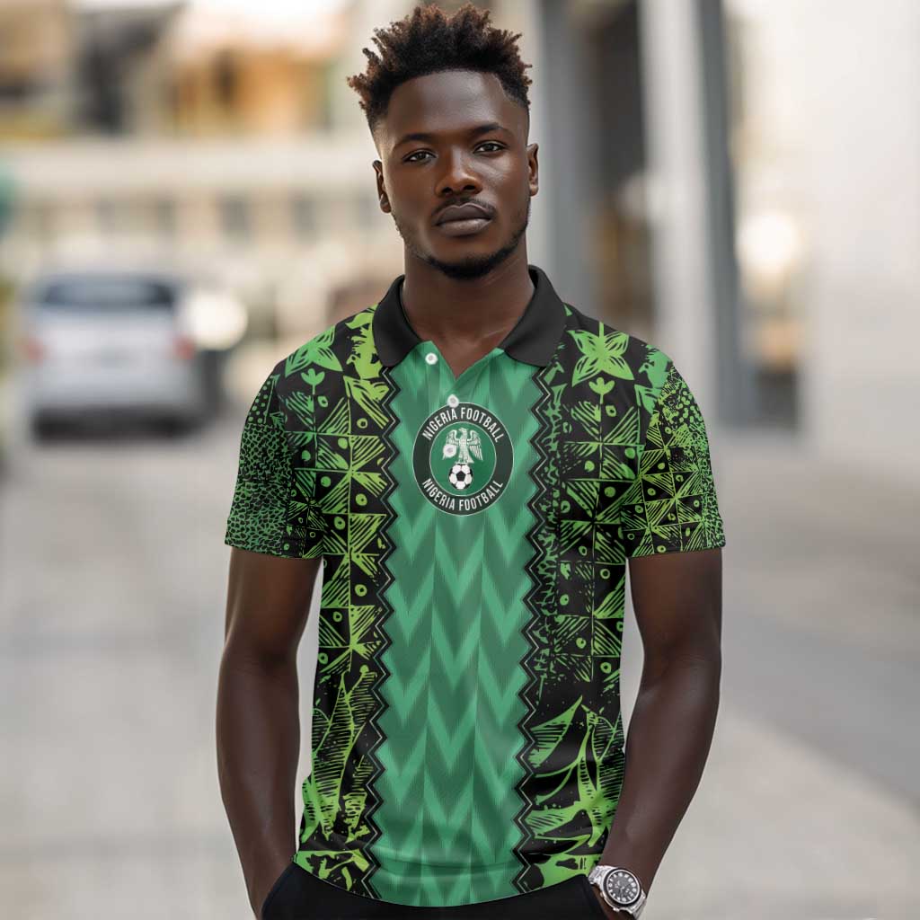 Custom Nigeria Football Polo Shirt Champions-Special Edition - African Pride