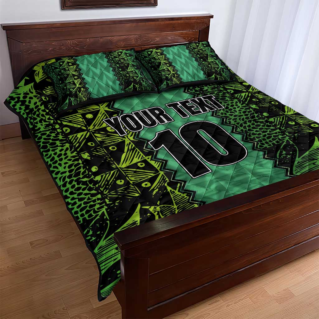 Custom Nigeria Football Quilt Bed Set Champions-Special Edition - African Pride