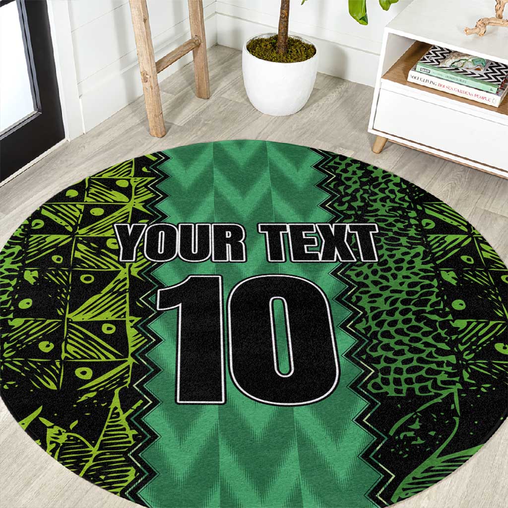 Custom Nigeria Football Round Carpet Champions-Special Edition - African Pride