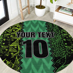 Custom Nigeria Football Round Carpet Champions-Special Edition - African Pride