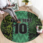 Custom Nigeria Football Round Carpet Champions-Special Edition - African Pride