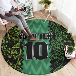 Custom Nigeria Football Round Carpet Champions-Special Edition - African Pride