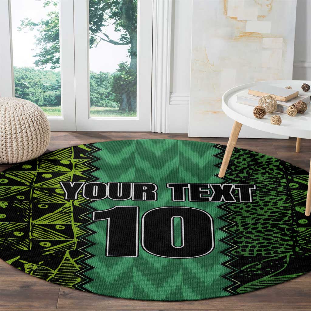 Custom Nigeria Football Round Carpet Champions-Special Edition - African Pride