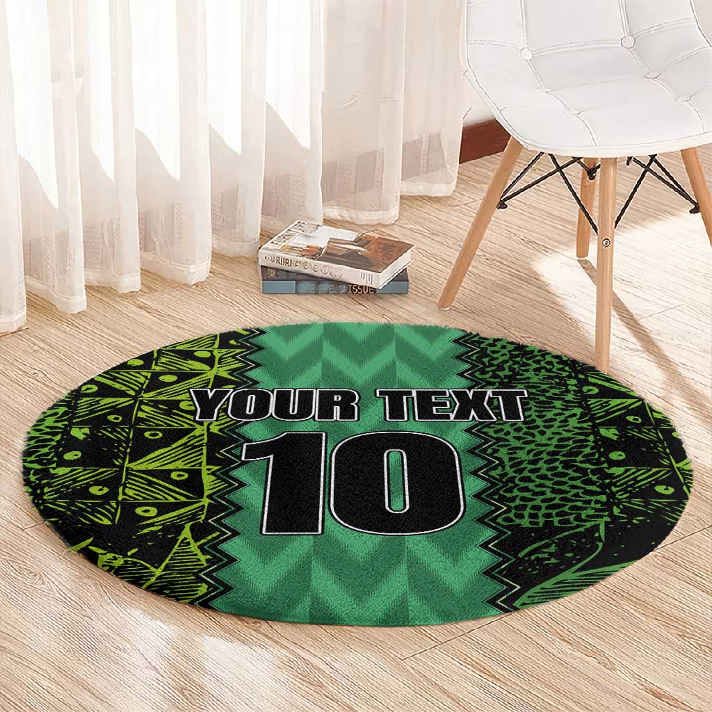 Custom Nigeria Football Round Carpet Champions-Special Edition - African Pride