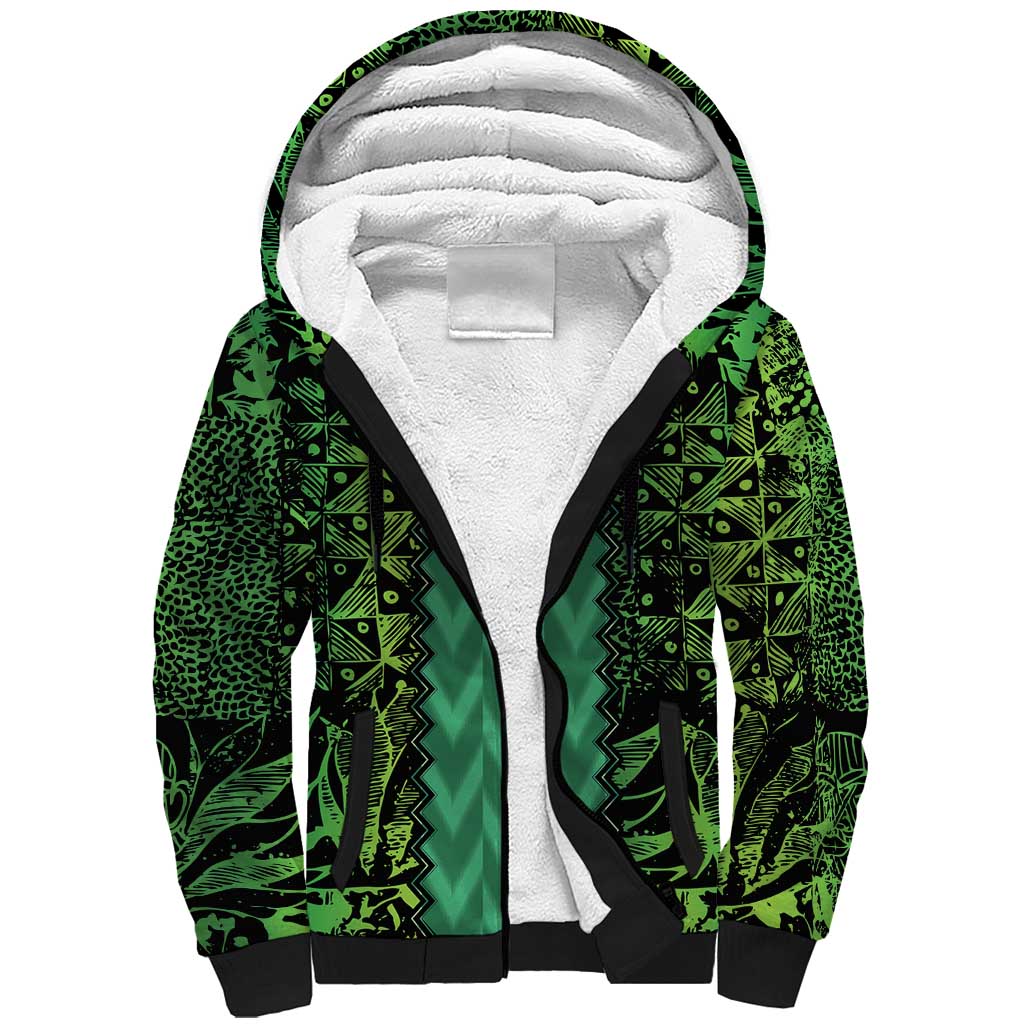 Custom Nigeria Football Sherpa Hoodie Champions-Special Edition - African Pride