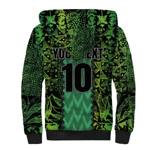 Custom Nigeria Football Sherpa Hoodie Champions-Special Edition - African Pride
