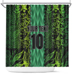 Custom Nigeria Football Shower Curtain Champions-Special Edition - African Pride