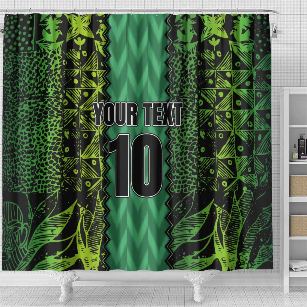 Custom Nigeria Football Shower Curtain Champions-Special Edition - African Pride