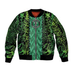 Custom Nigeria Football Sleeve Zip Bomber Jacket Champions-Special Edition - African Pride