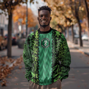 Custom Nigeria Football Sweatshirt Champions-Special Edition - African Pride