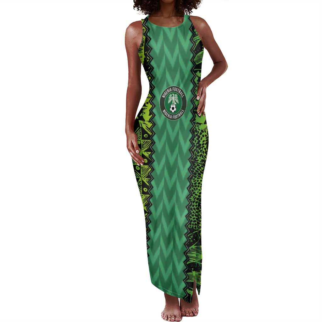 Custom Nigeria Football Tank Maxi Dress Champions-Special Edition - African Pride