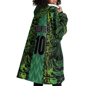 Custom Nigeria Football Wearable Blanket Hoodie Champions-Special Edition - African Pride