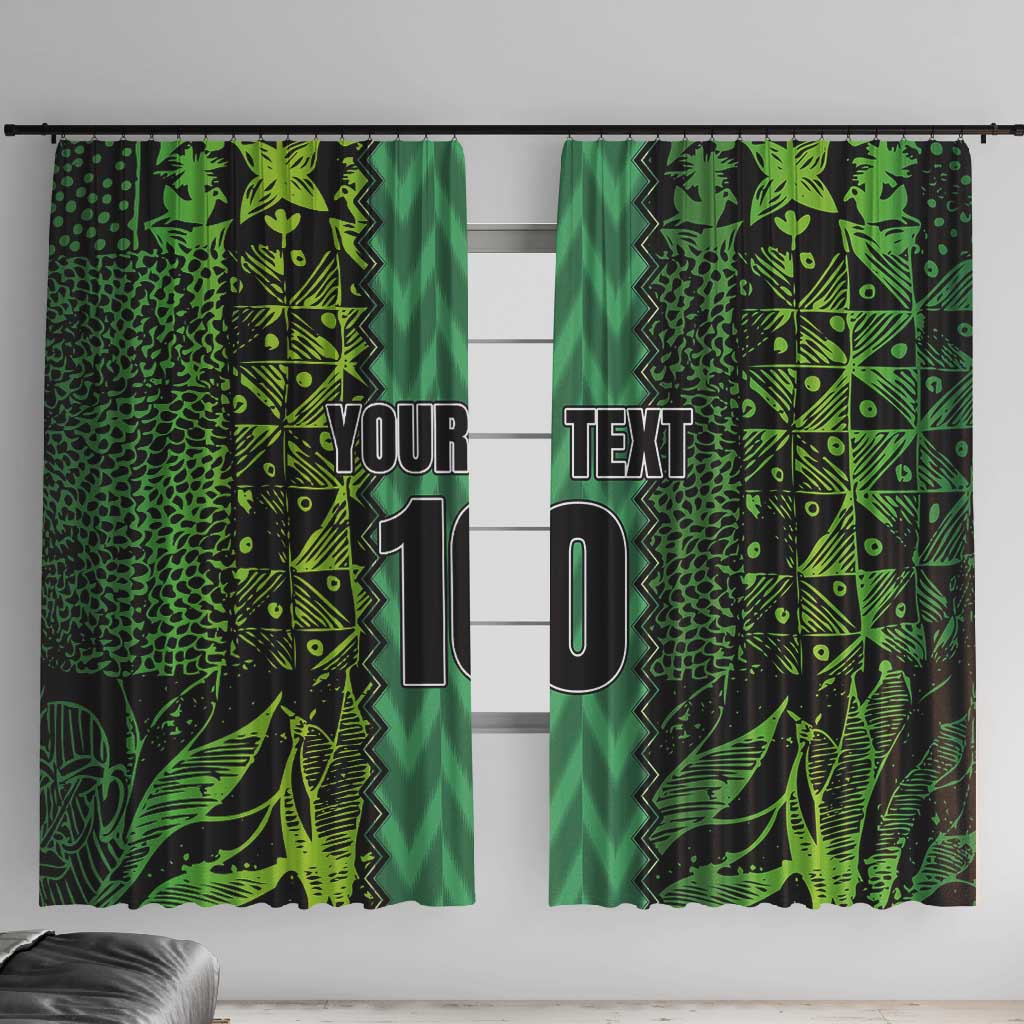 Custom Nigeria Football Window Curtain Champions-Special Edition - African Pride