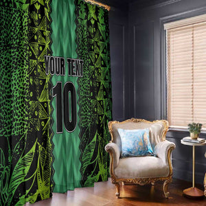Custom Nigeria Football Window Curtain Champions-Special Edition - African Pride