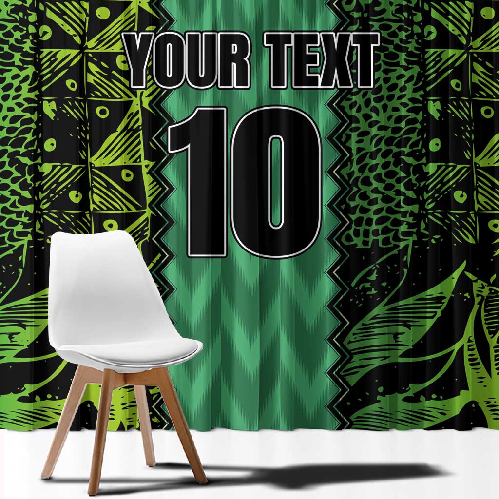 Custom Nigeria Football Window Curtain Champions-Special Edition - African Pride