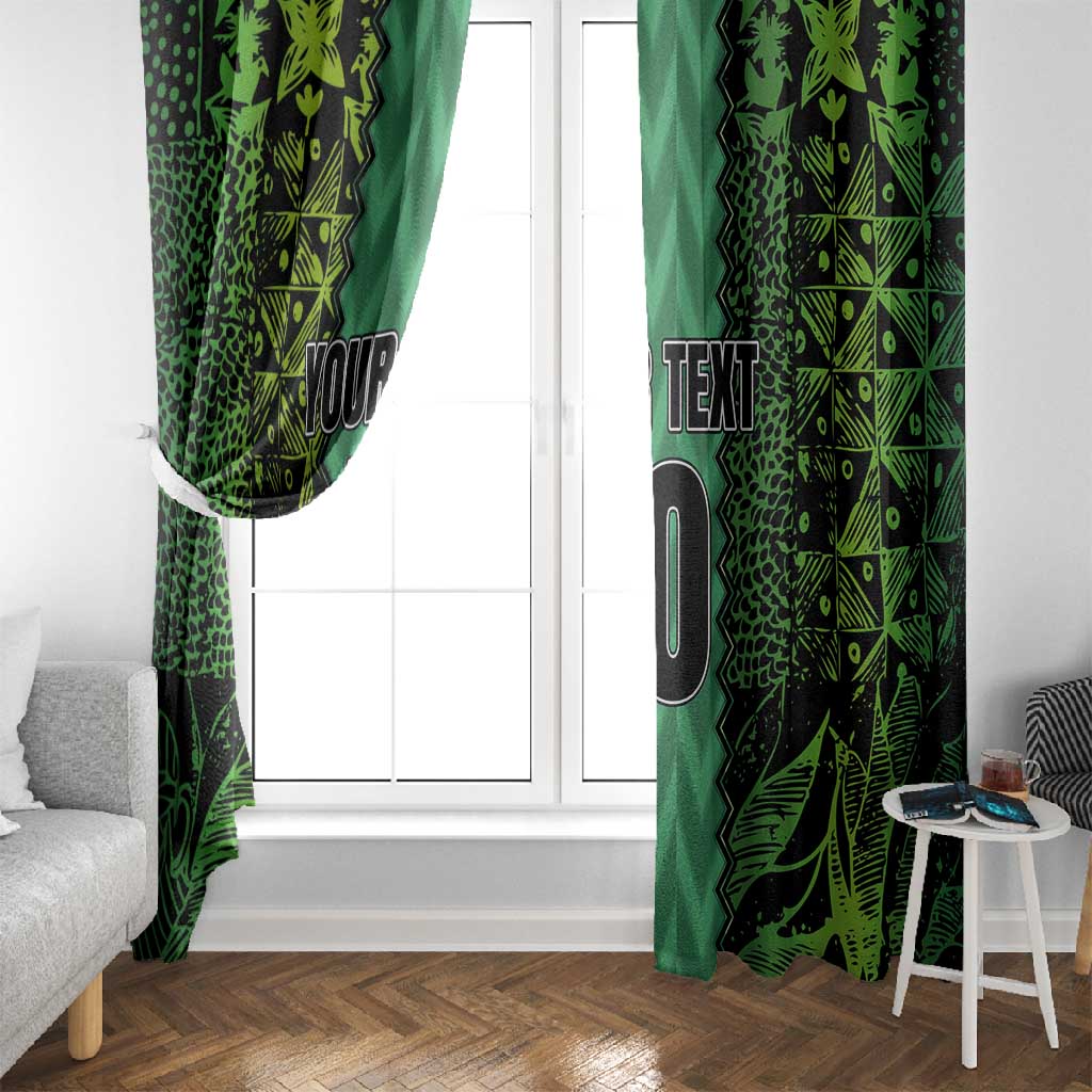 Custom Nigeria Football Window Curtain Champions-Special Edition - African Pride