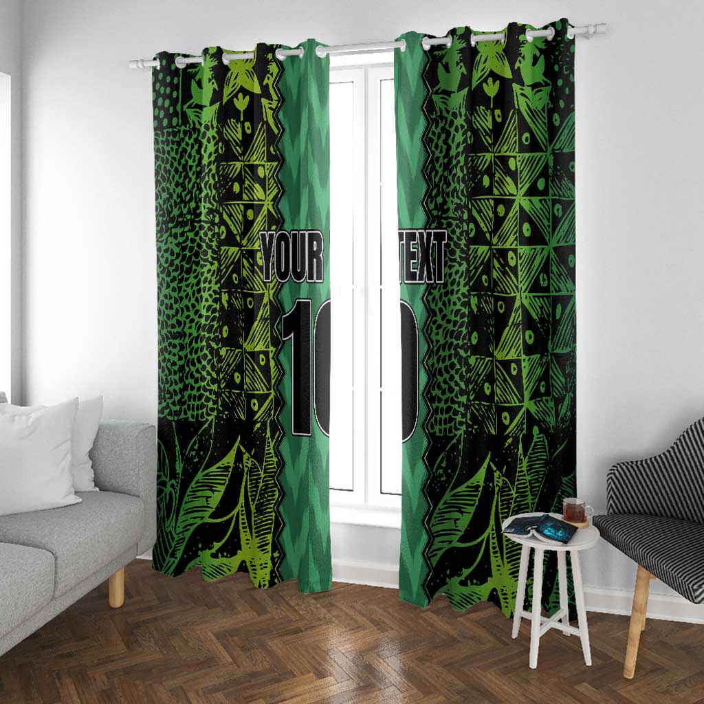Custom Nigeria Football Window Curtain Champions-Special Edition - African Pride