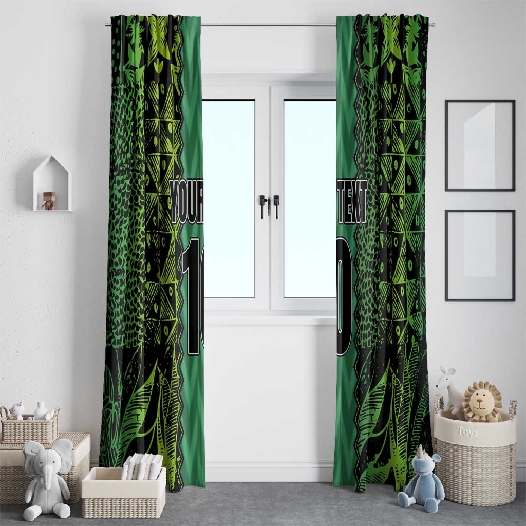 Custom Nigeria Football Window Curtain Champions-Special Edition - African Pride