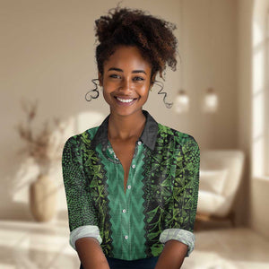 Custom Nigeria Football Women Casual Shirt Champions-Special Edition - African Pride